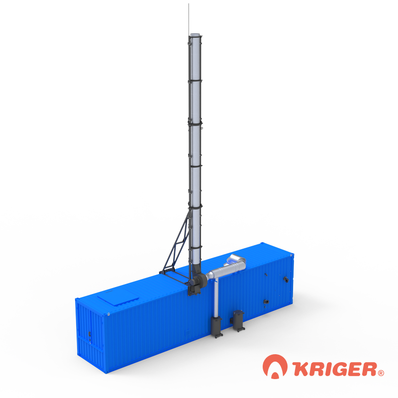 Mobile Container-Biomassekesselräume